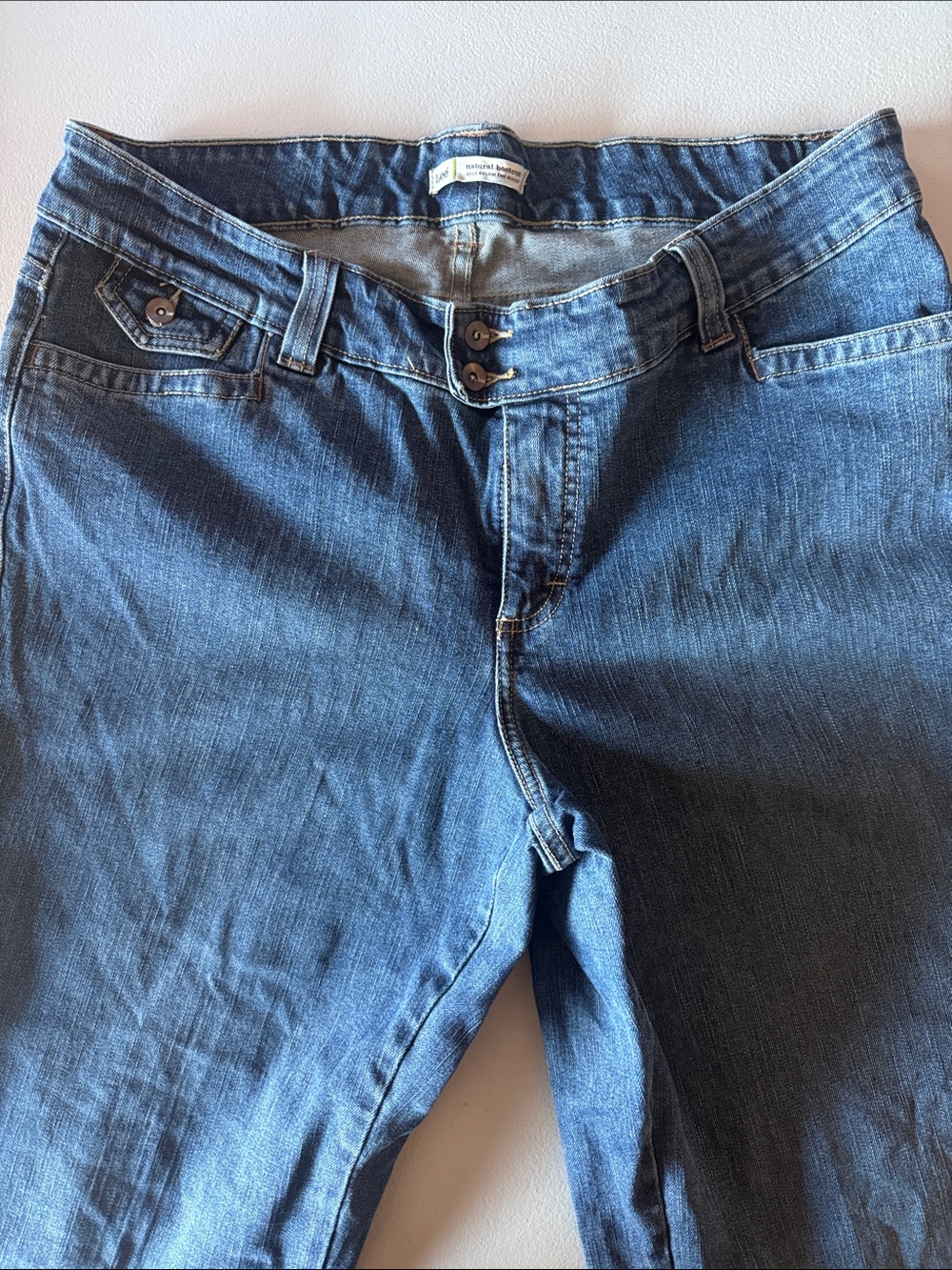 Lee Classic Women's Blue Denim Jeans Bootcut 18w